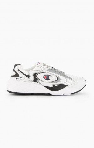 Champion Embroidered C Logo Trainers Sportssko Herre Hvide | 2769-HBMCQ