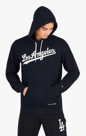 Champion Los Angeles MLB Hoodie Hættetrøje Herre Sort | 5801-BUJSX