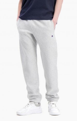 Champion Reverse Weave Joggers Joggingbukser Herre Lysegrå | 6473-BOLJD