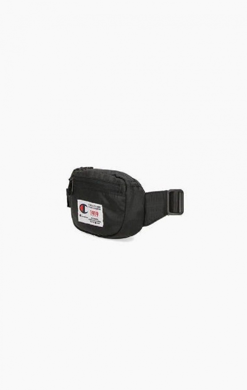 Champion 1919 Logo Belt Bag Tasker Dame Sort | 9438-TXRCK