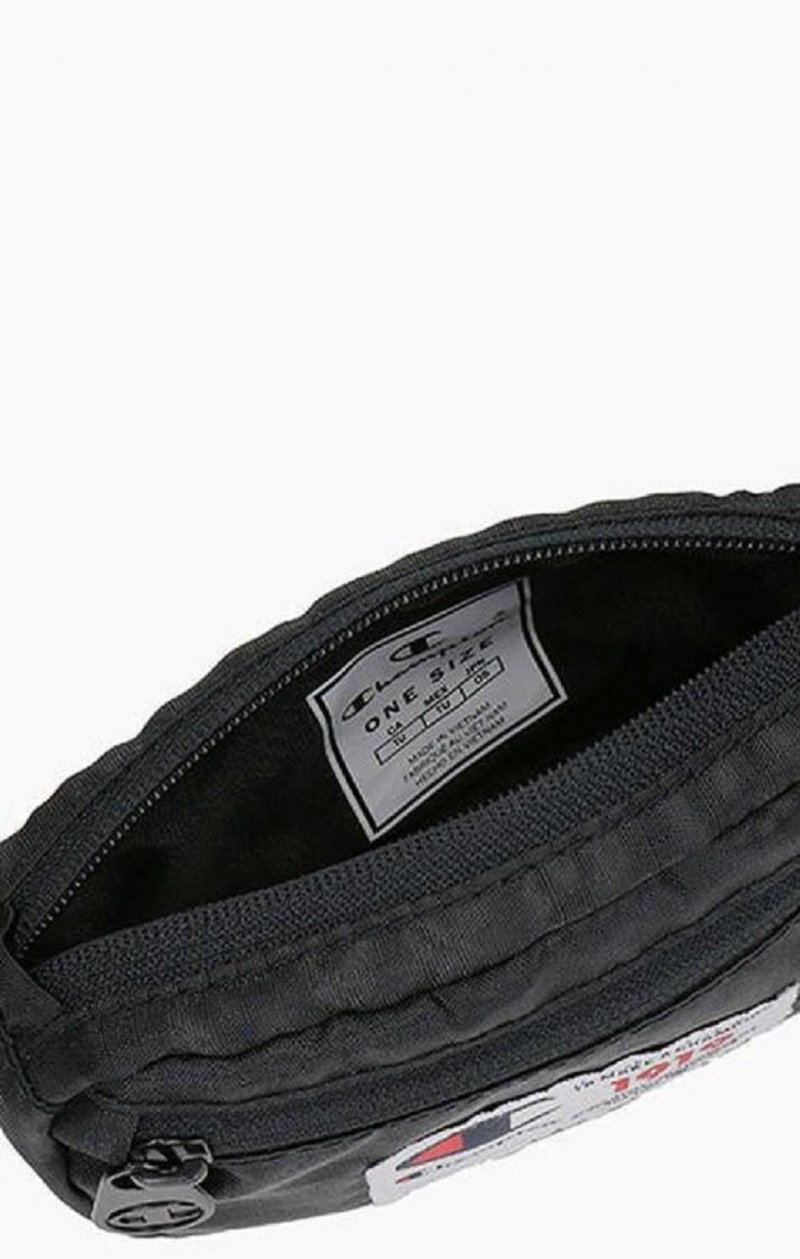 Champion 1919 Logo Belt Bag Tasker Dame Sort | 9438-TXRCK