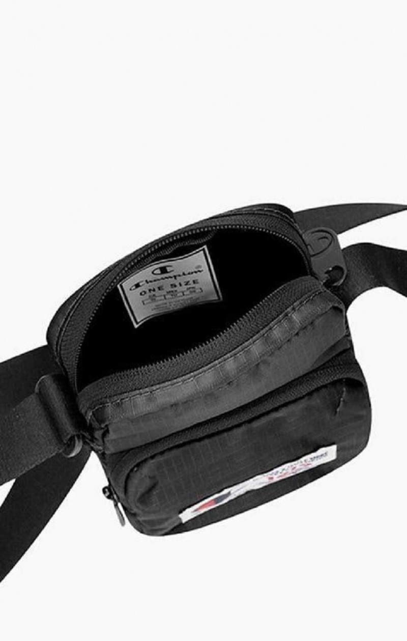 Champion 1919 Shoulder Bag Tasker Herre Sort | 3962-SDFML