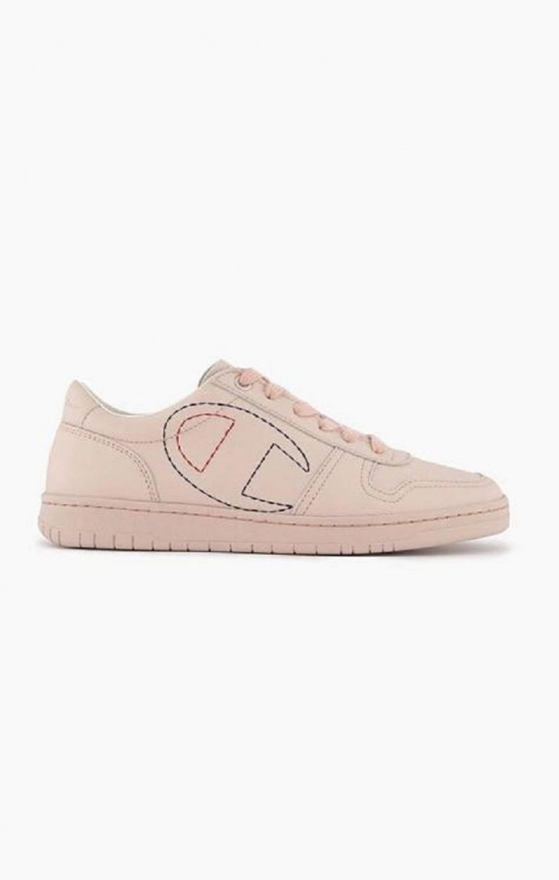 Champion 919 Low Logo Outline Trainers Sportssko Dame Lyserød | 0256-ZNLQB