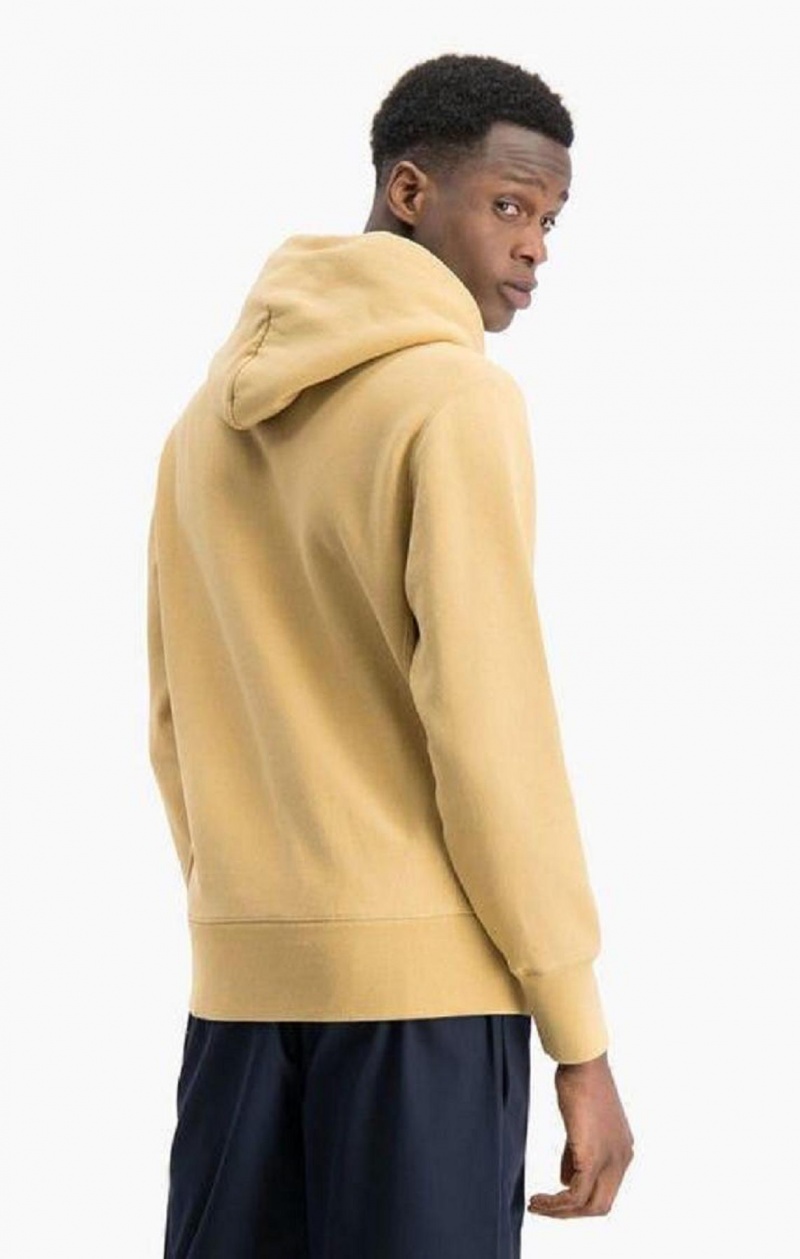 Champion Acid Wash Reverse Weave Hoodie Hættetrøje Herre Beige | 2039-FZPUG