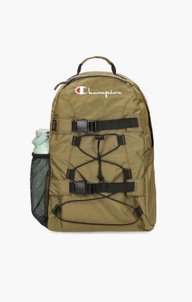 Champion Blonder-Up Přezkou Front Backpack Tasker Herre Olivengrøn Grøn | 5169-HLBUI