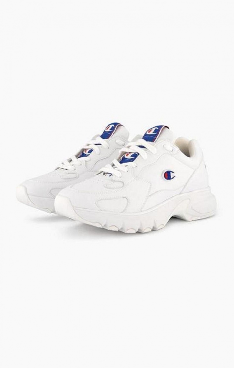 Champion CWA Læder C Trainers Sportssko Dame Hvide | 8723-WFQJN