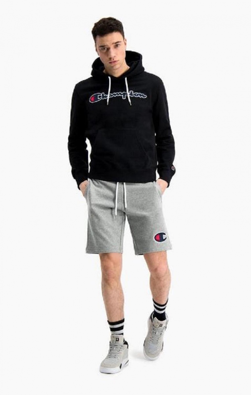 Champion C Logo Bomulds Terry Bermuda Shorts Shorts Herre Mørkegrå | 4357-OIEFB