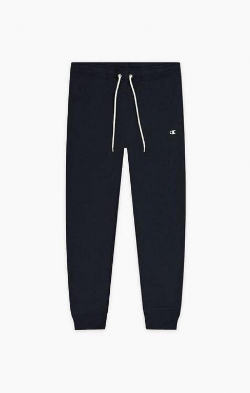 Champion C Logo Detail Cuffed Joggers Joggingbukser Herre Mørkeblå | 7928-IMJPN