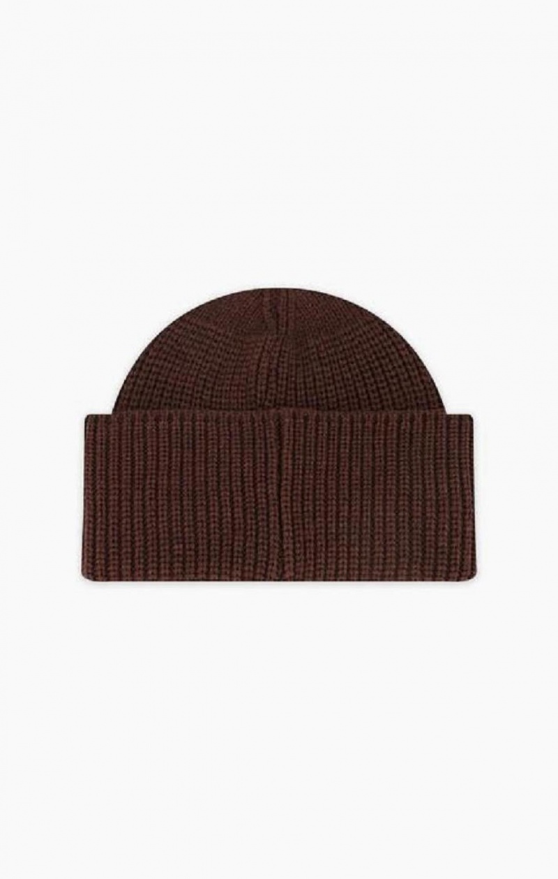 Champion C Logo Patch Beanie Hat Hatte Herre Brune | 4602-XOZWR