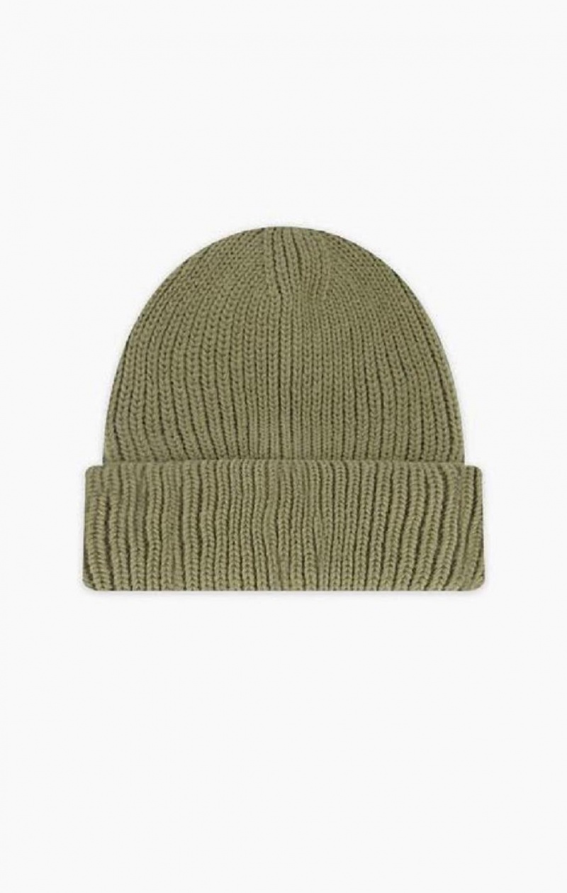 Champion C Logo Patch Beanie Hat Hatte Herre Beige | 0218-GSDVB