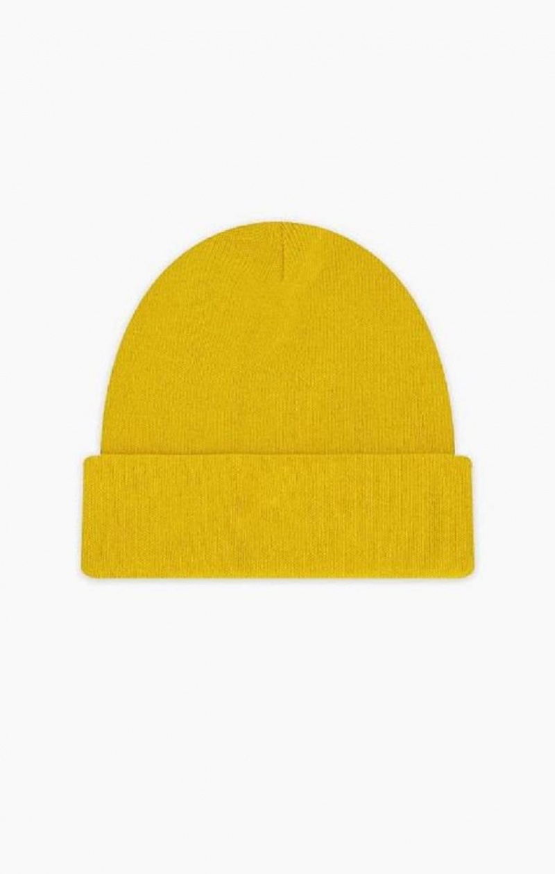 Champion C Logo Recycled Yarn Beanie Hat Hatte Herre Guld | 8591-WDMTI