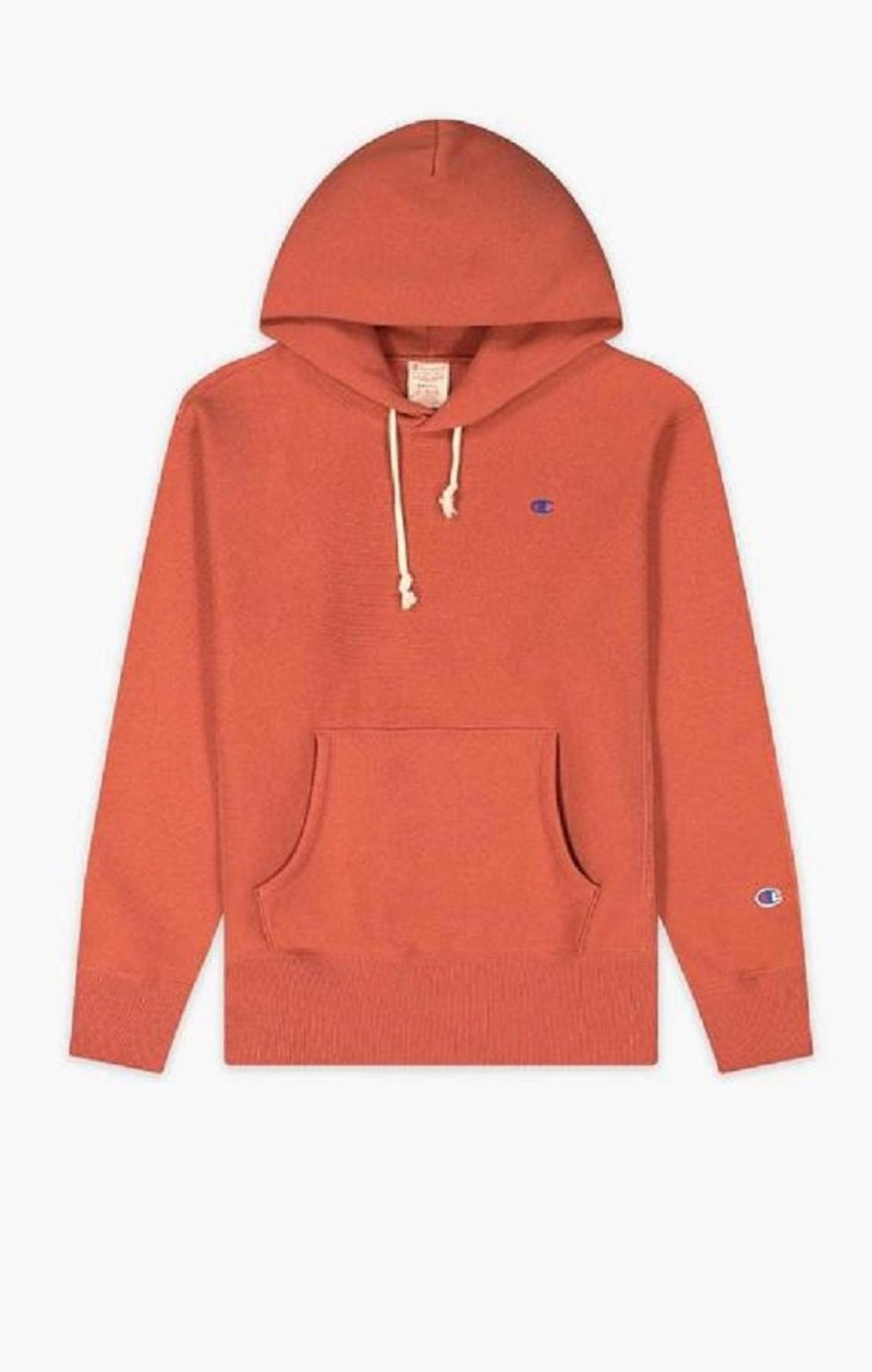 Champion C Logo Reverse Weave Hoodie Hættetrøje Dame Bordeaux | 8201-RQZKV