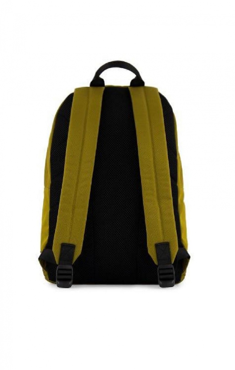 Champion Chenille C Patch Faux Læder Backpack Tasker Herre Guld | 3520-VNSWU