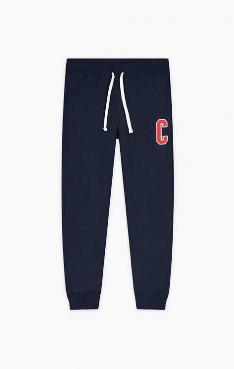 Champion Collegiate C Logo Joggers Joggingbukser Herre Mørketurkis | 9850-ILVHZ