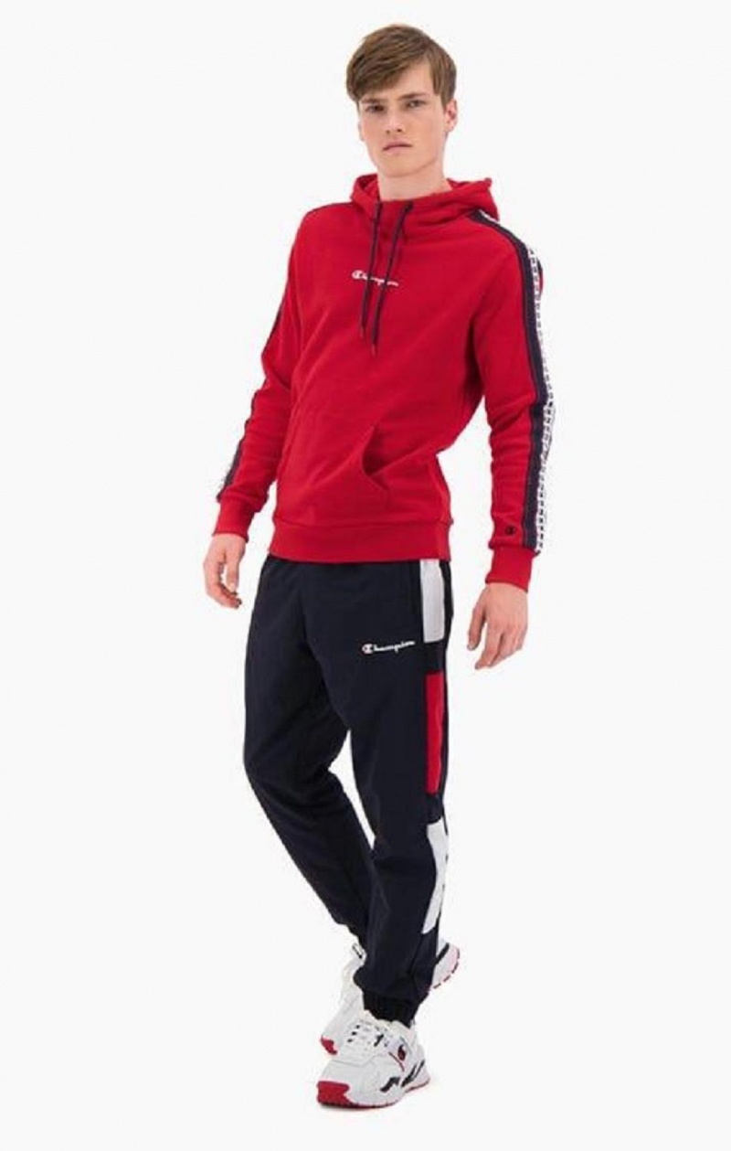 Champion Colour Block Track Pants Joggingbukser Herre Mørketurkis | 6751-GDRMY