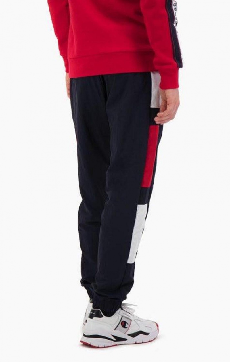 Champion Colour Block Track Pants Joggingbukser Herre Mørketurkis | 6751-GDRMY