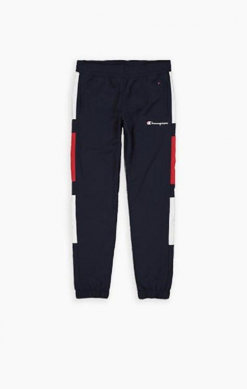 Champion Colour Block Track Pants Joggingbukser Herre Mørketurkis | 6751-GDRMY