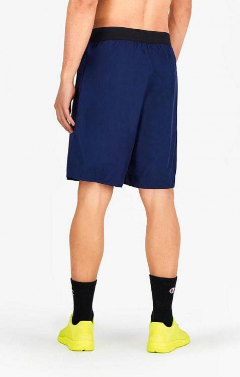 Champion Contrast Waistband Quick Dry Trænings Shorts Shorts Herre Blå | 7854-WUKDG