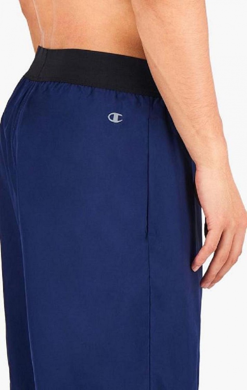 Champion Contrast Waistband Quick Dry Trænings Shorts Shorts Herre Blå | 7854-WUKDG