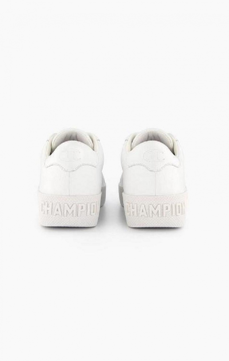 Champion ERA Læder Trainers Sportssko Dame Hvide | 2457-GBLJF