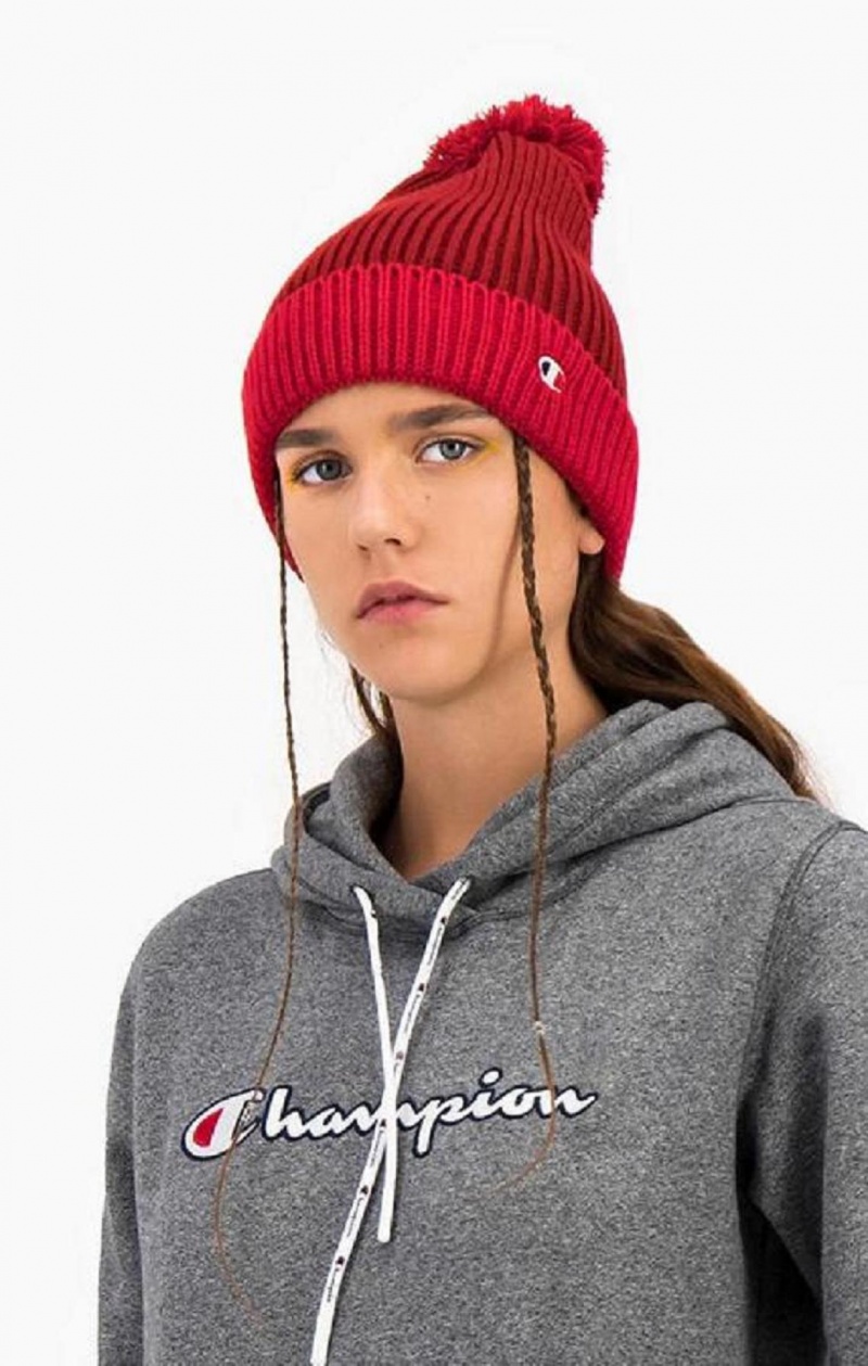 Champion Embroidered C Logo Hat Hatte Dame Rød | 3245-LKZFR