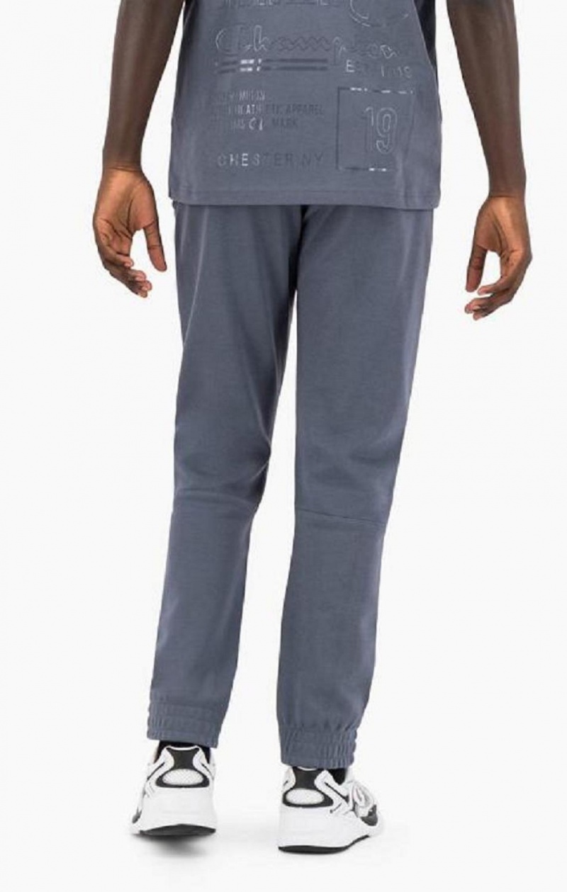 Champion Grafisk Logo Print Polstret Insert Track Pants Joggingbukser Herre Mørkegrå | 1096-EWOGJ