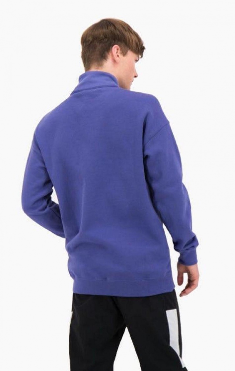 Champion Half Zip-Up Ruskind C Sweatshirt Sweatshirts Herre Gul | 8069-SMEXI