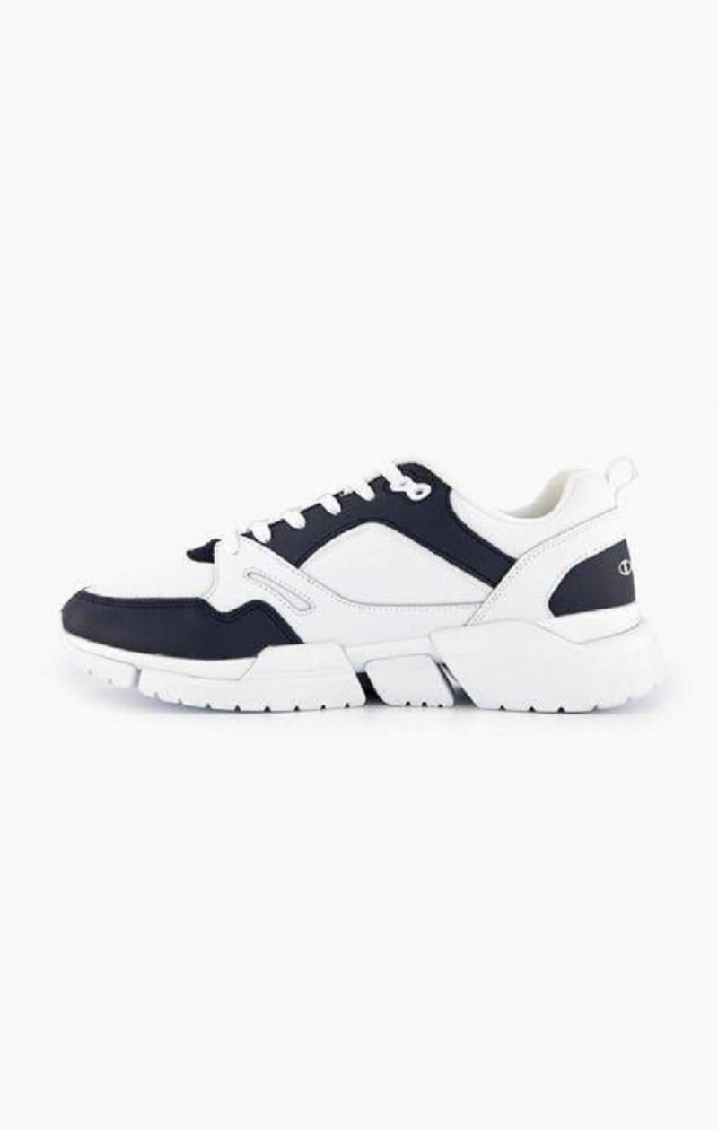 Champion Lander Mesh Trainers Sportssko Herre Hvide Sort | 6417-QKHYD