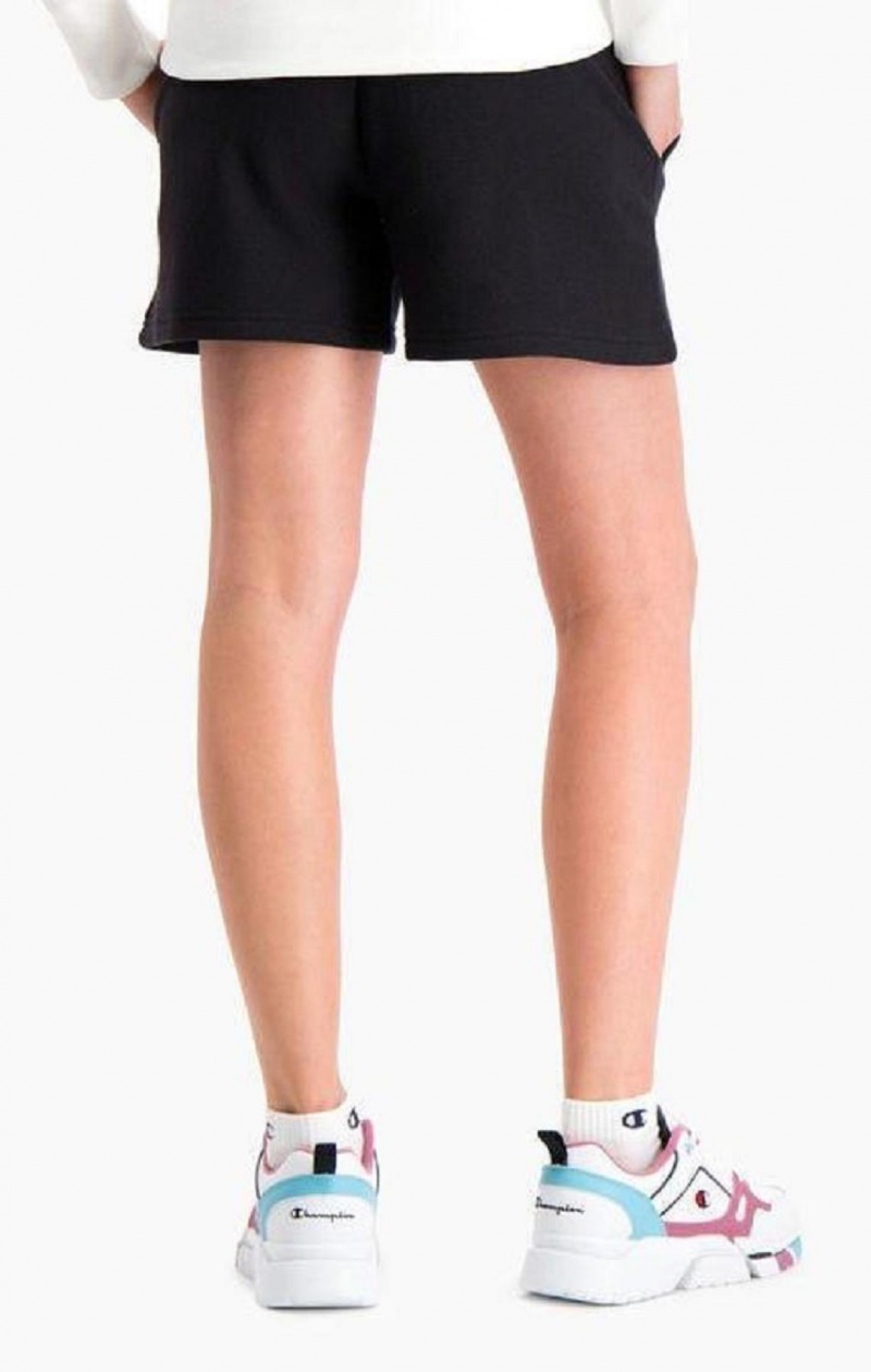 Champion Lette Reverse Weave Shorts Shorts Dame Sort | 1374-WSBNR