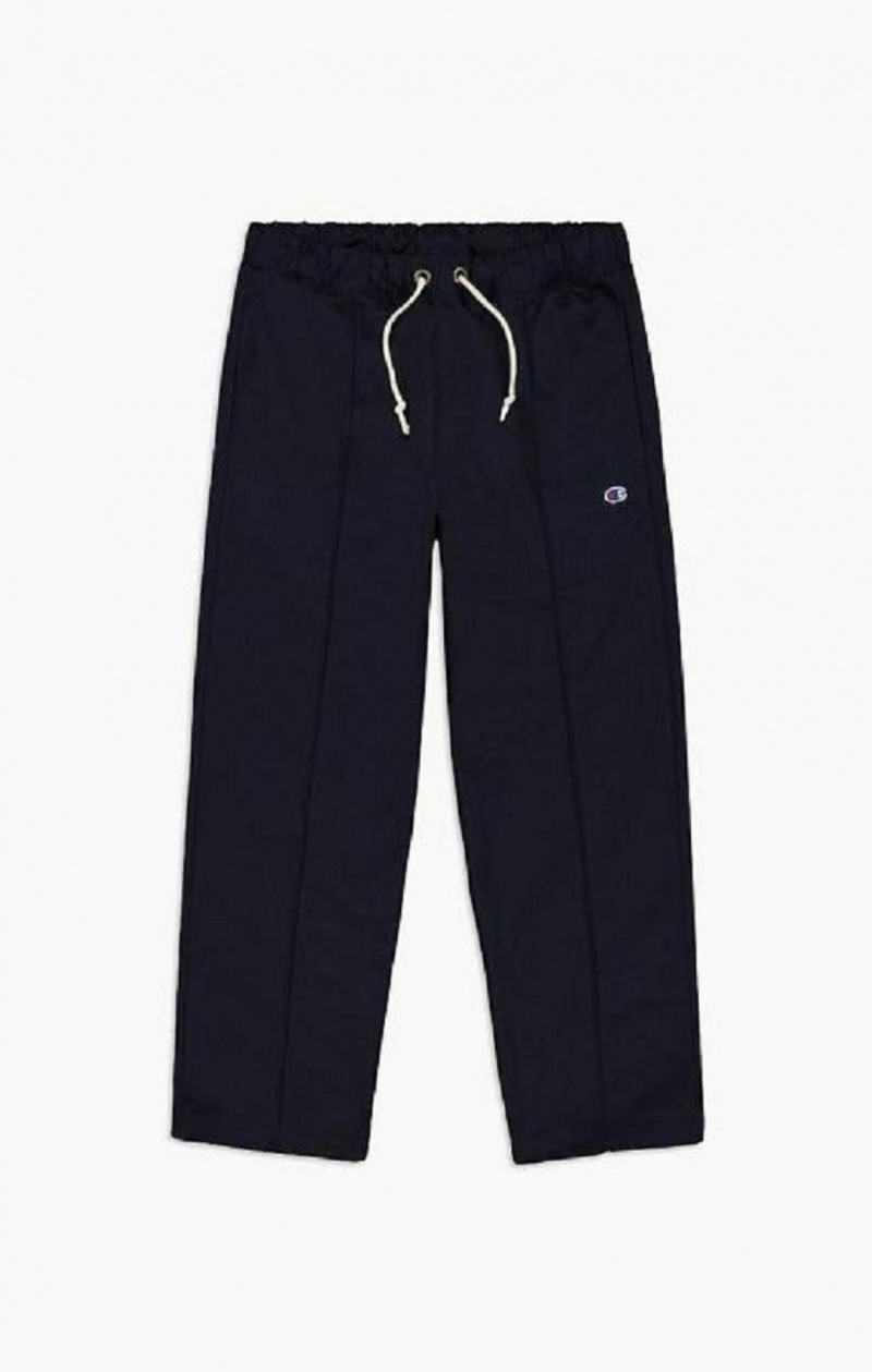 Champion Lige Leg Front Seam Woven Trousers Joggingbukser Herre Mørkeblå | 1948-JYSRN