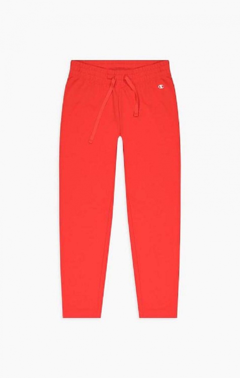 Champion Lige Leg Track Pants Joggingbukser Dame Rød | 4301-JKGRA