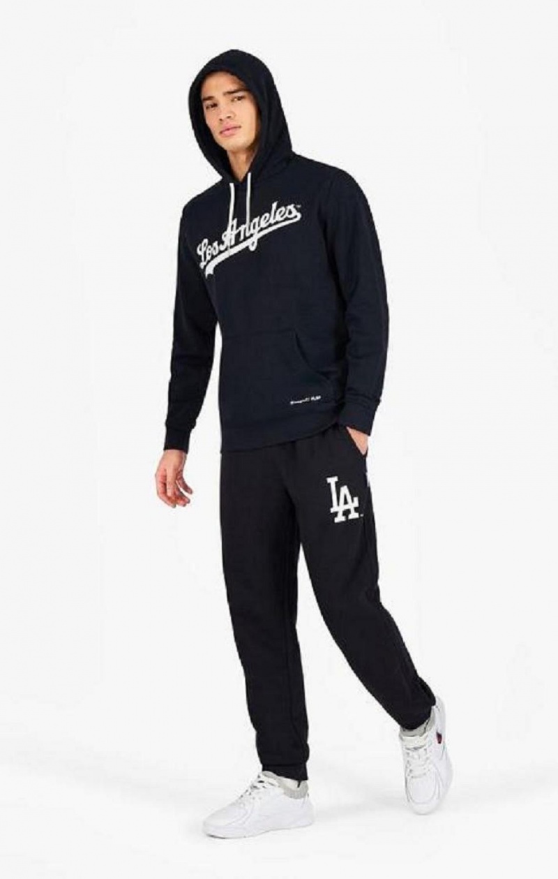 Champion Los Angeles MLB Hoodie Hættetrøje Herre Sort | 5801-BUJSX