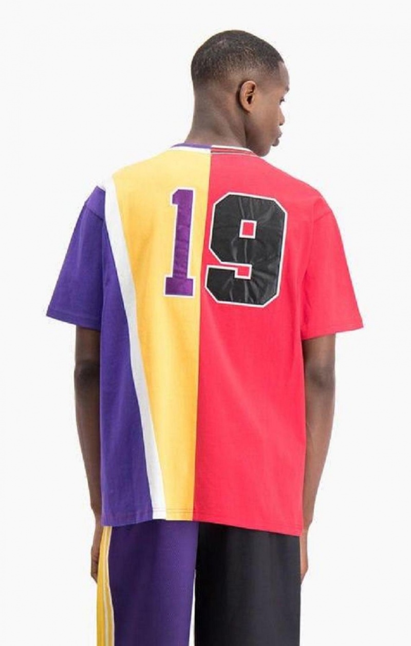 Champion NBMIX Patchwork 'Champion 19' Basketball T Shirts Herre Rød | 1604-LSVXD