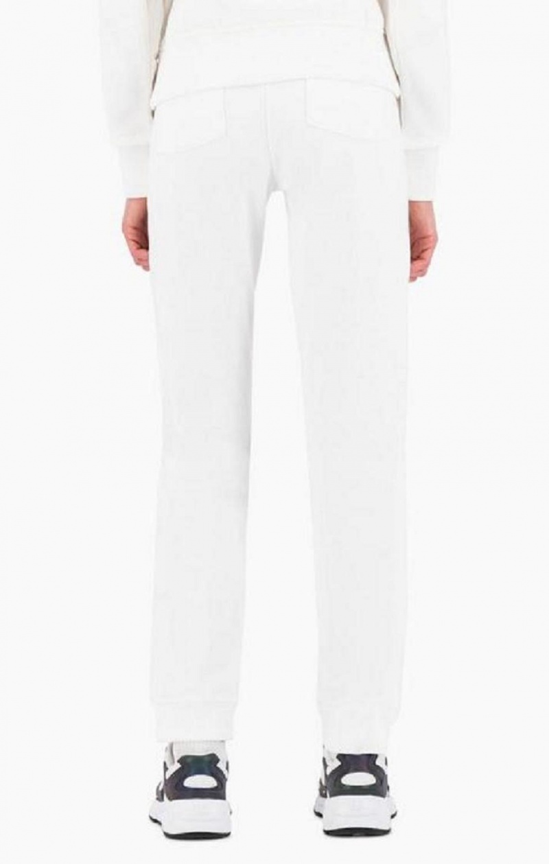 Champion New York Joggers Joggingbukser Dame Hvide | 1026-ZKIWG