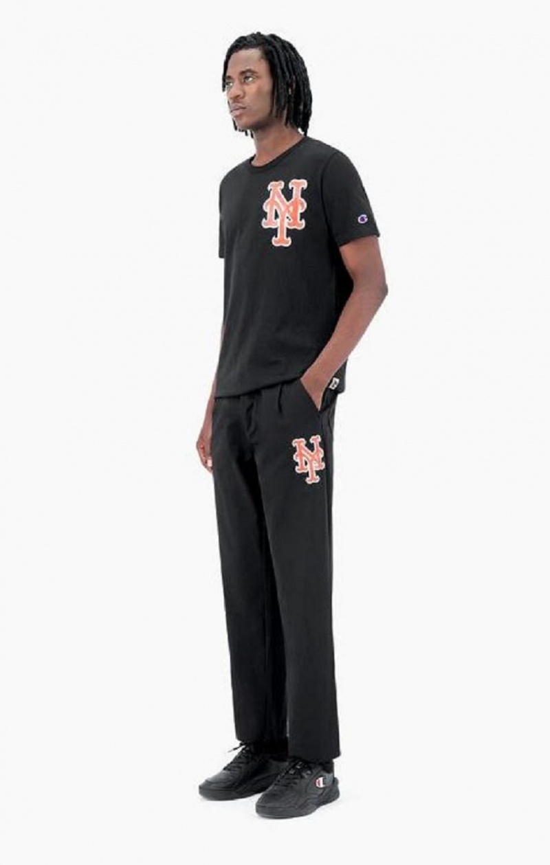 Champion New York MLB Lige Trousers Joggingbukser Herre Sort | 2694-AFHKX