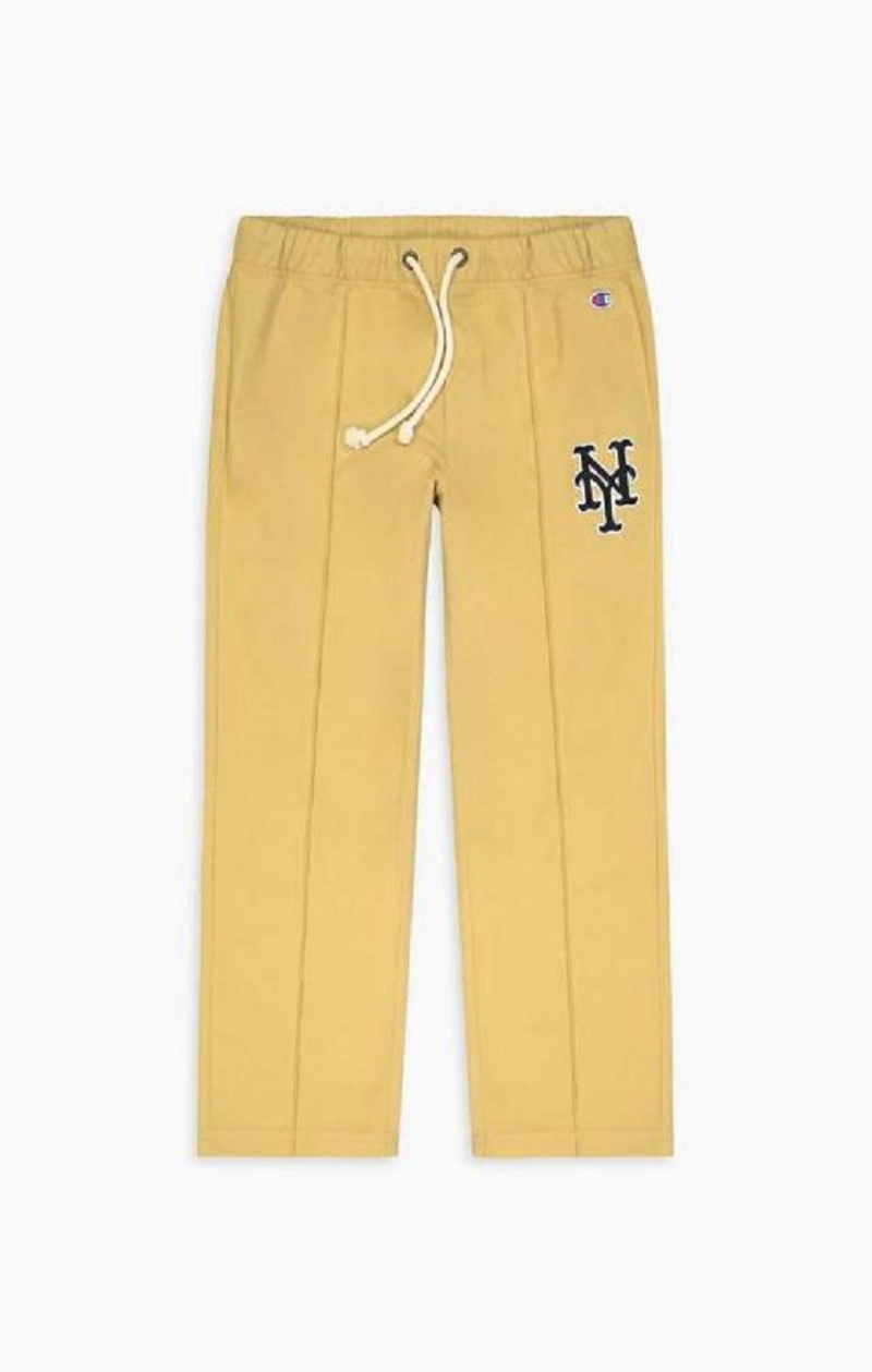 Champion New York MLB Lige Trousers Joggingbukser Herre Beige | 0594-PDQWH