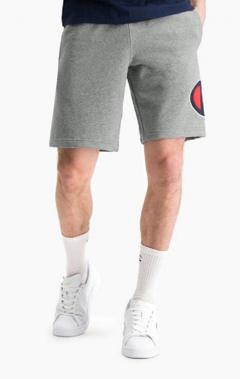 Champion Oversized Satin & Twill C Logo Shorts Shorts Herre Mørkegrå | 2165-SJOTG