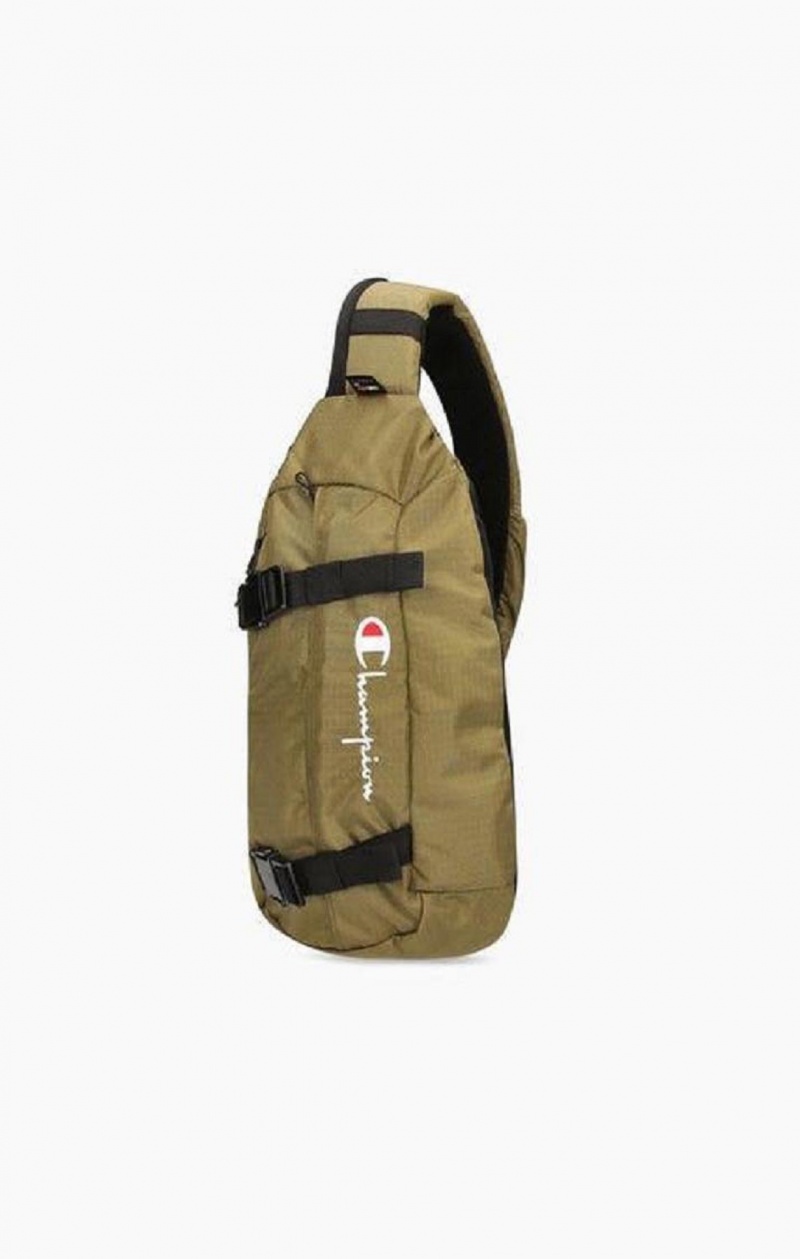 Champion Přezkou Front Sling Backpack Tasker Herre Olivengrøn Grøn | 6218-ZNXSW