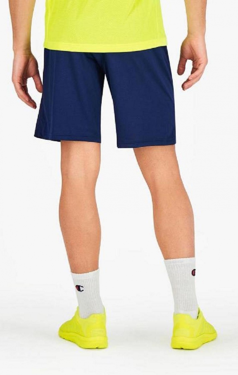 Champion Reflective C Logo Quick Dry Trænings Shorts Shorts Herre Blå | 5972-WTXRV