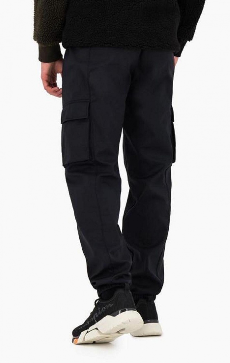 Champion Reflective Logo Cargo Pants Joggingbukser Herre Sort | 9812-FZWQT