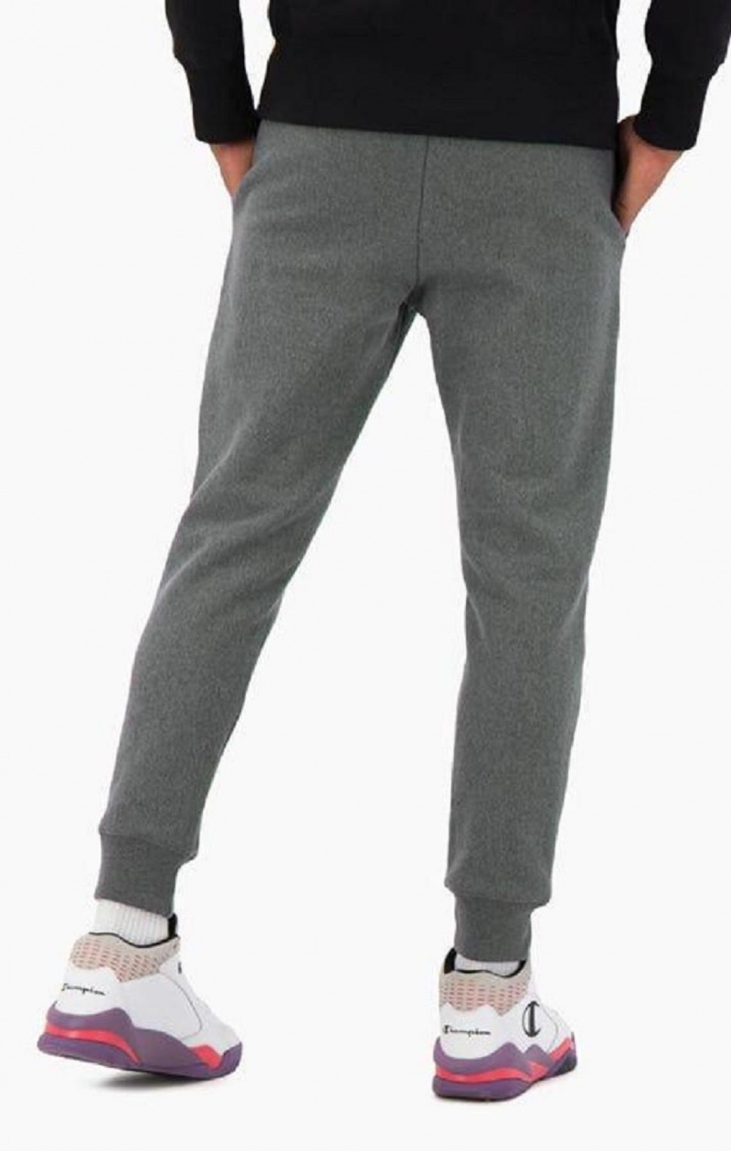 Champion Reverse Weave Cuffed Joggers Joggingbukser Herre Mørkegrå | 4795-CYZXR