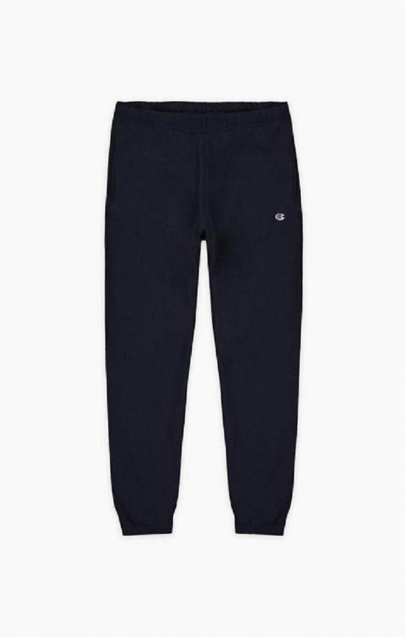 Champion Reverse Weave Joggers Joggingbukser Herre Mørkeblå | 0568-MWAGU