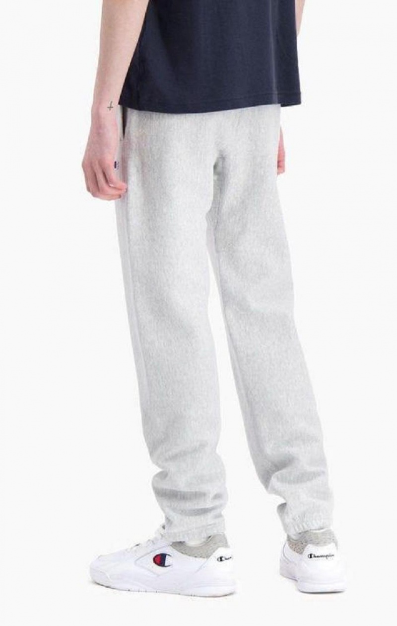 Champion Reverse Weave Joggers Joggingbukser Herre Lysegrå | 6473-BOLJD