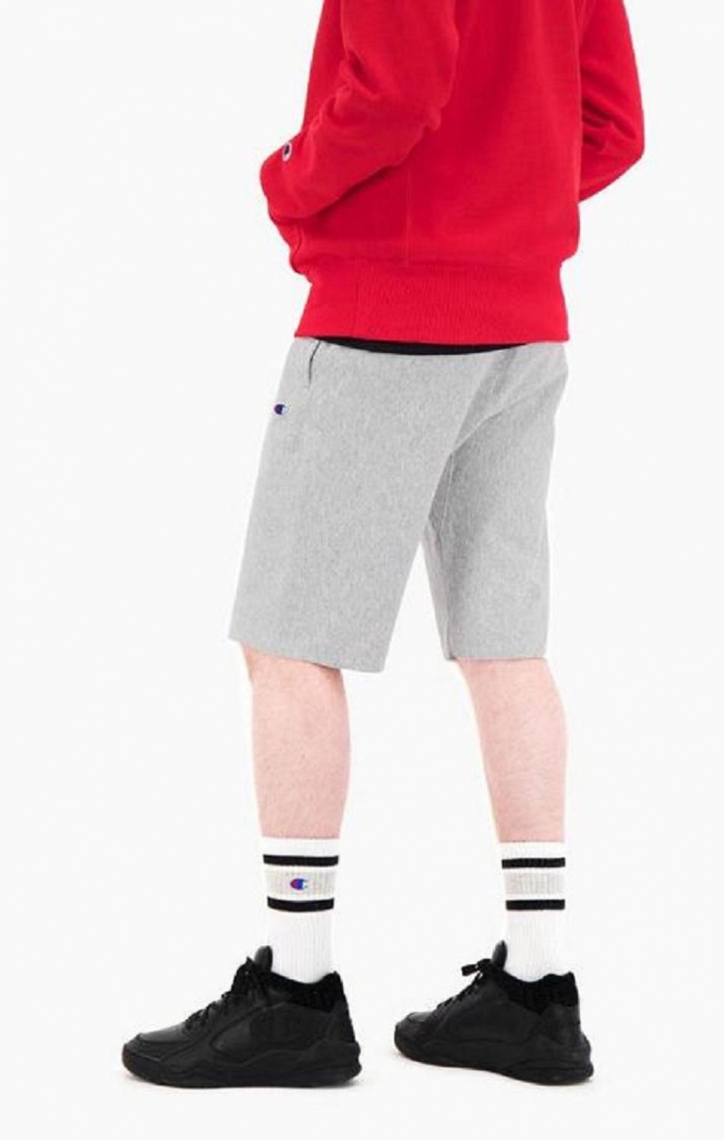 Champion Reverse Weave Long Shorts Shorts Herre Lysegrå | 3081-YRXQB