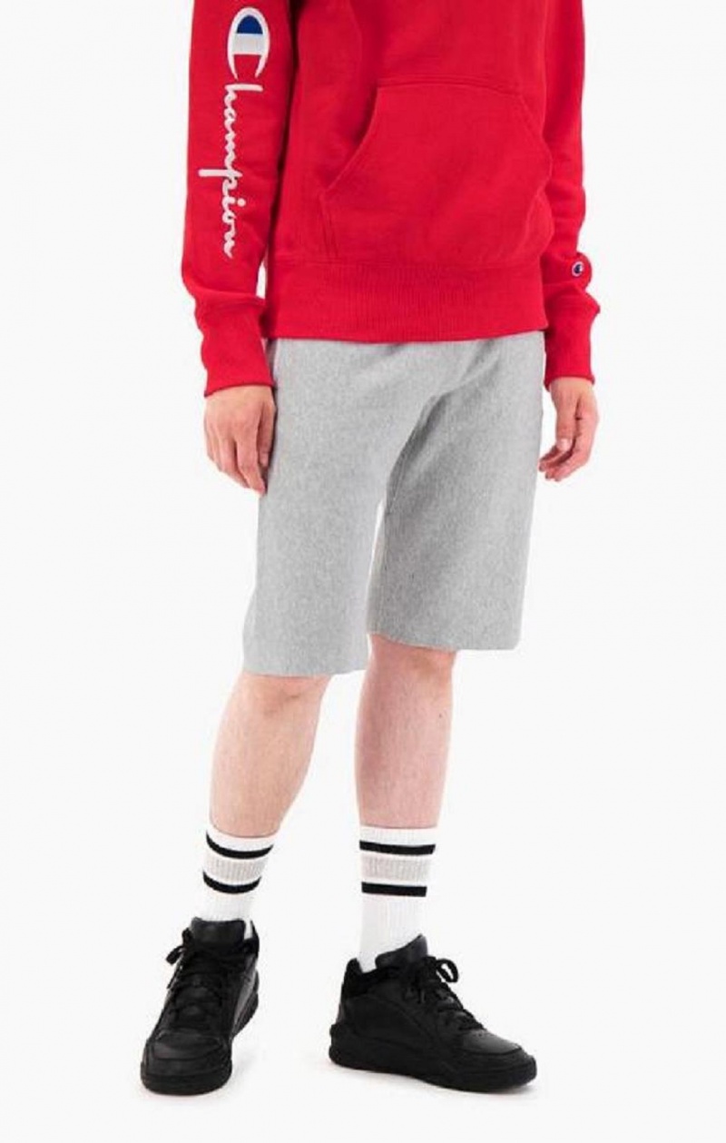 Champion Reverse Weave Long Shorts Shorts Herre Lysegrå | 3081-YRXQB