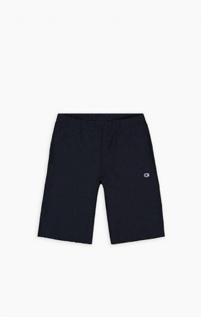 Champion Reverse Weave Long Shorts Shorts Herre Mørkeblå | 4581-KRWZB