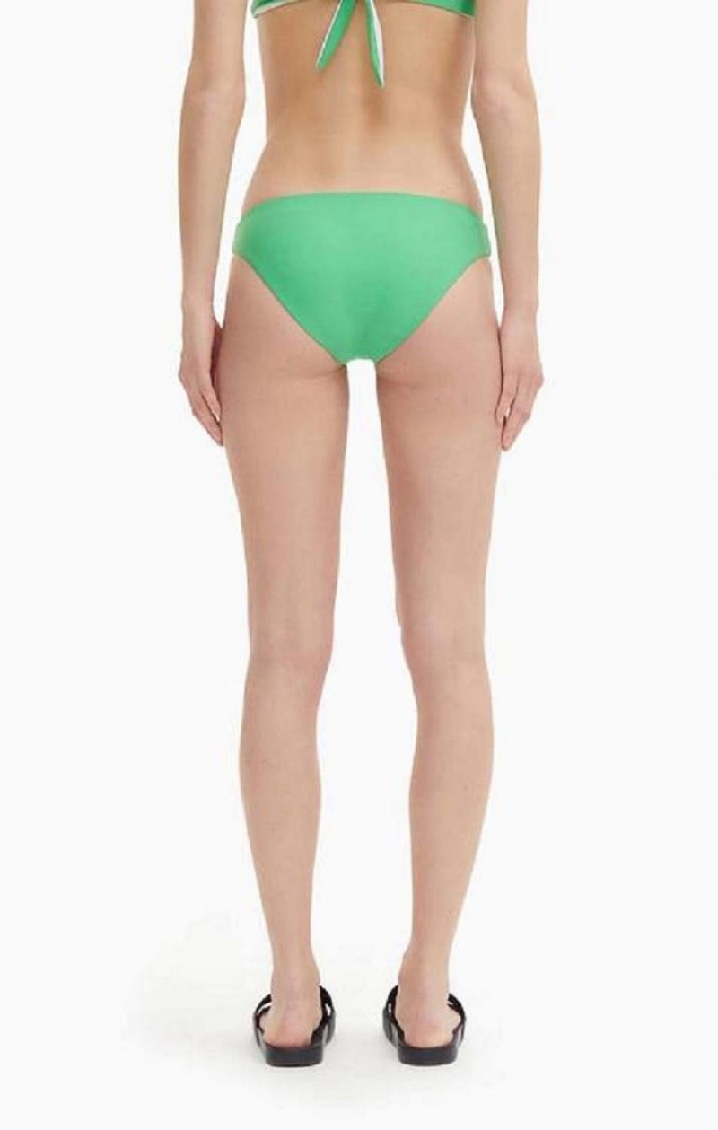 Champion Reversible 'C' Logo Patch Bikini Bottoms Badetøj Dame Grøn | 4816-ZEDGW