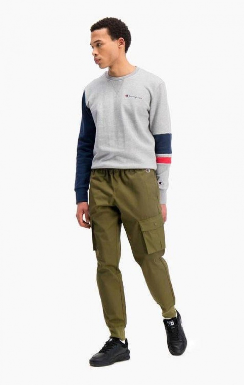 Champion Ribbet Cuff Cargo Joggers Joggingbukser Herre Grøn | 4120-QFYDW