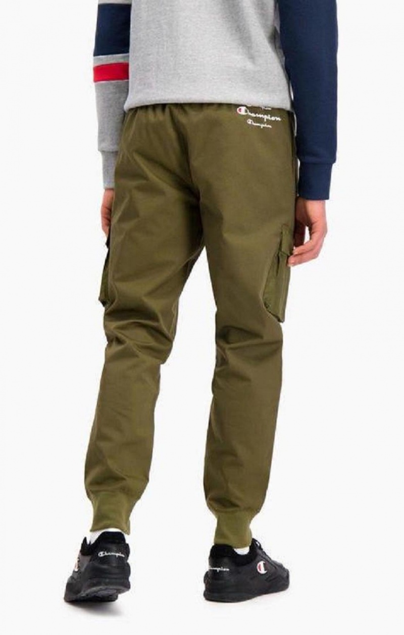 Champion Ribbet Cuff Cargo Joggers Joggingbukser Herre Grøn | 4120-QFYDW