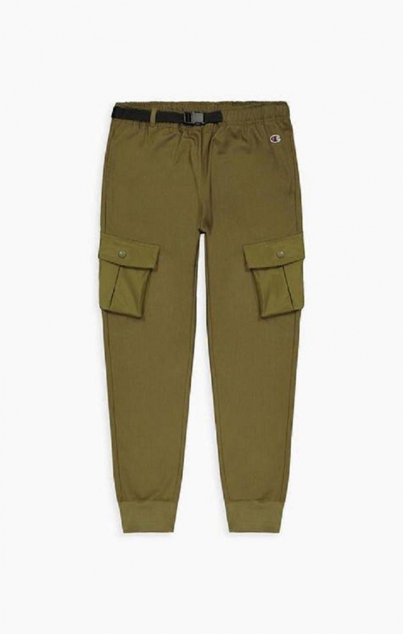 Champion Ribbet Cuff Cargo Joggers Joggingbukser Herre Grøn | 4120-QFYDW